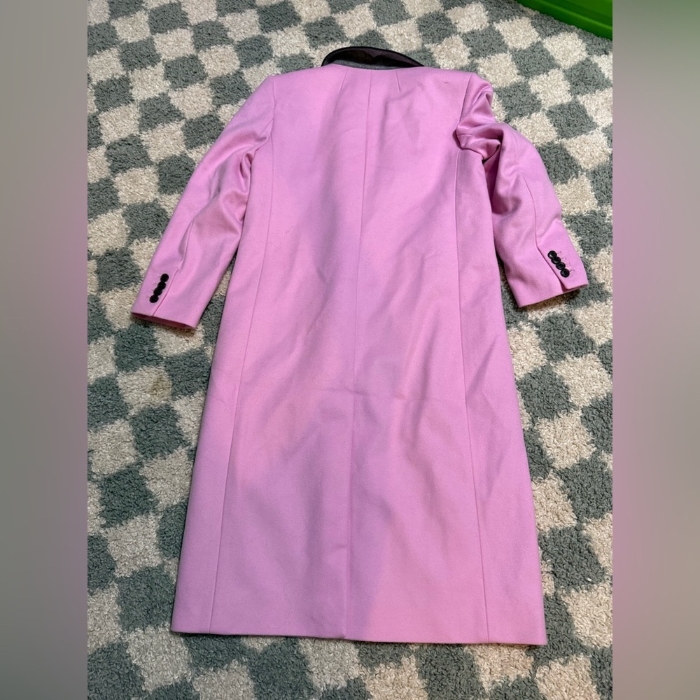 J. CREW Alfie topcoat in Italian wool, polyamide, cashmere blend Barbie pink 6P - Picture 9 of 11